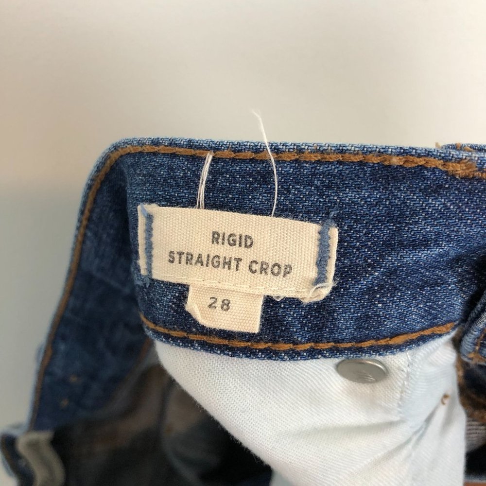 Madewell Rigid Straight High Rise Cropped Jeans - Picture 8 of 15